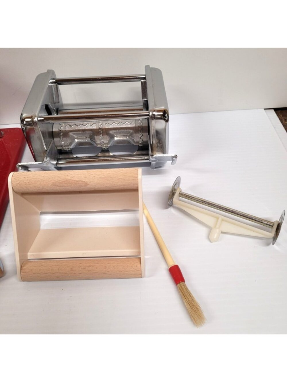 Imperia 2 Stainless Steel Pasta & Ravioli Maker Original Machine & Attachment - Picture 5 of 11